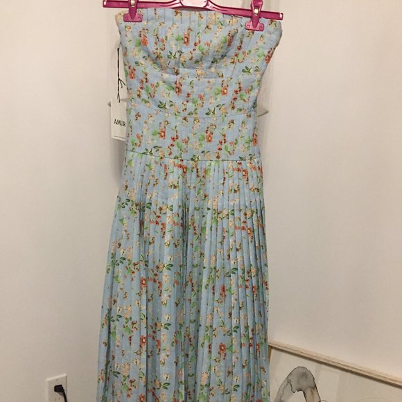 AMUR Hiyori Strapless Ruched Maxi Dress,Brand new 00 - Picture 11 of 16